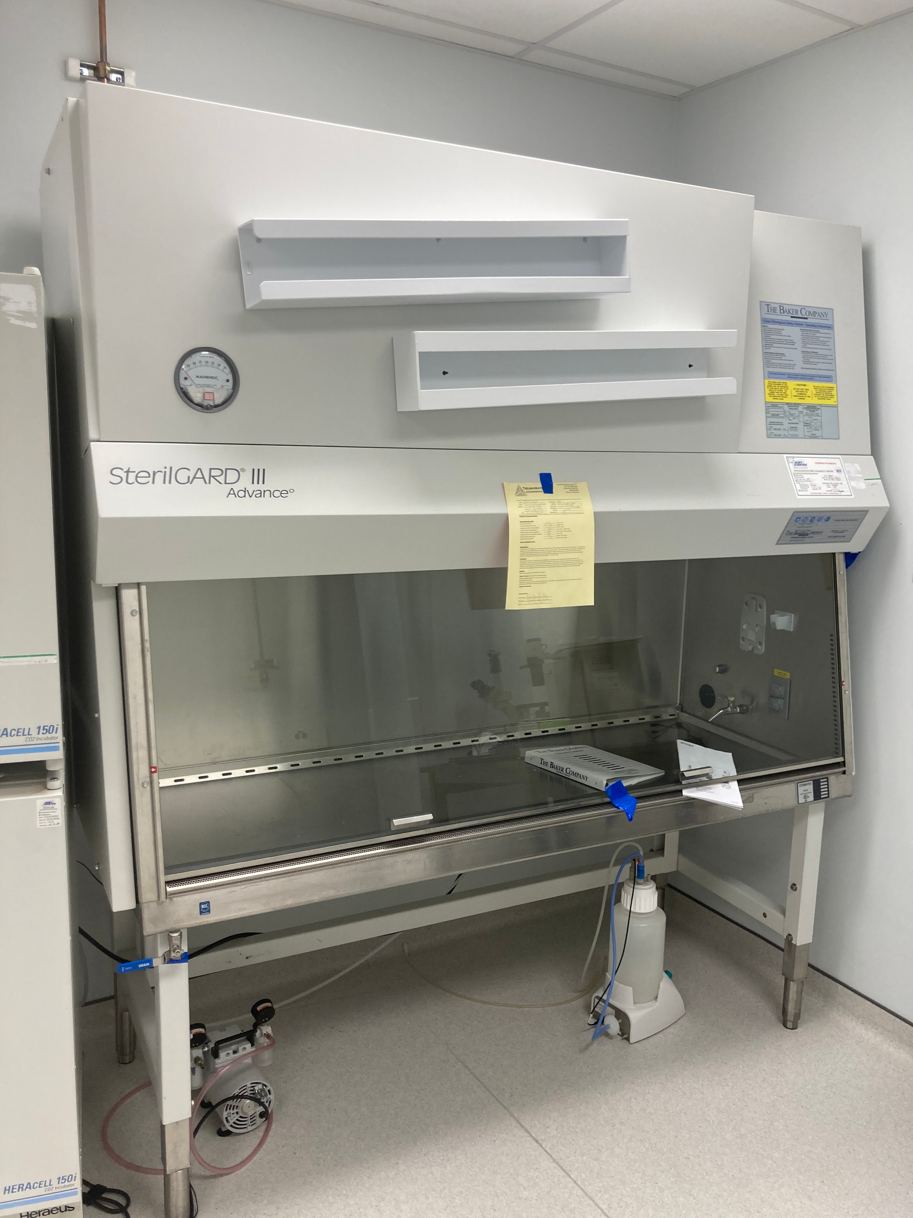 Baker SterilGARD III Advance Model SG603A-HE 6 Foot Biological Safety Cabinet 